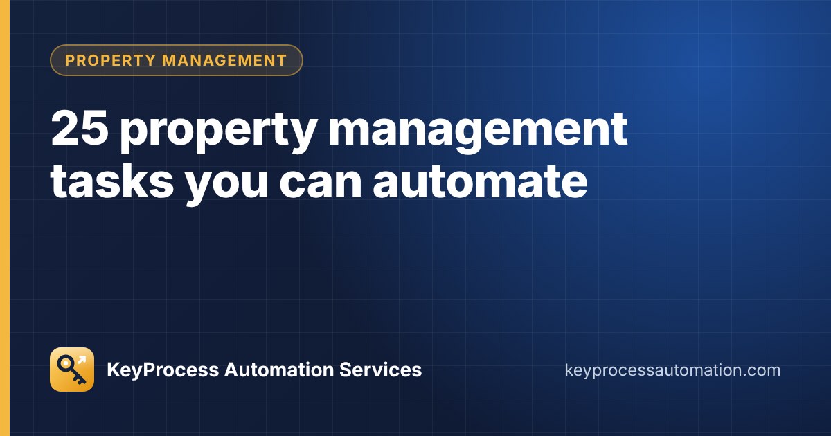 25 property management tasks you can automate